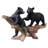 Black Bears on Log
