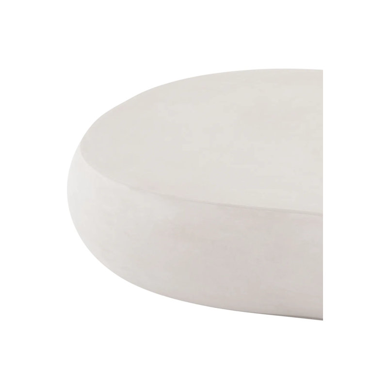 Prime Outdoor Coffee Table, Smooth Cream