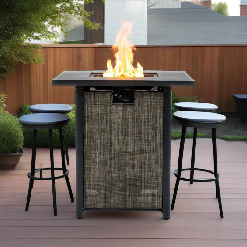 28" Propane Gas Fire Pit Table