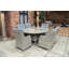 WENTWORTH 6 Seater Ellipse Highback Comfort Dining Set (One 200 x 145cm Table & 6 x Chairs inc Cushions)-36809183