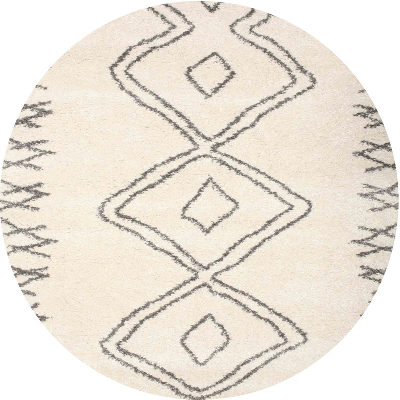 Tapis gris Callington, Rond 7 pi