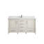 Meuble-lavabo simple 60 po avec comptoir en quartz Aberdeen