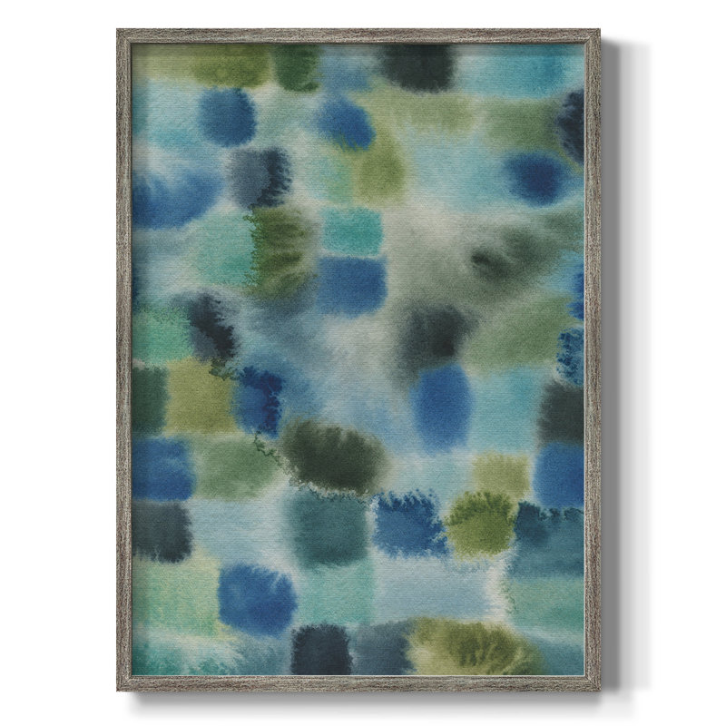«Earthy Plexus I», reproduction encadrée - bois massif, H 15 po x l 12 po