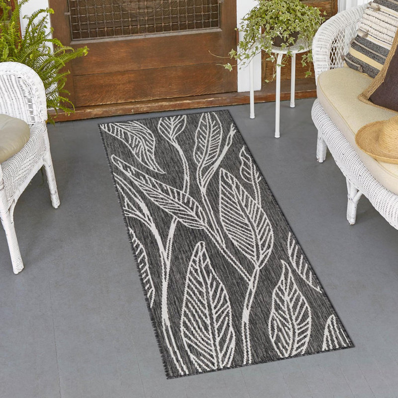 Tapis hygiénique en feuilles Firman Beachcrest Home ™, Tapis de couloir 2 pi x 6 pi 1 po