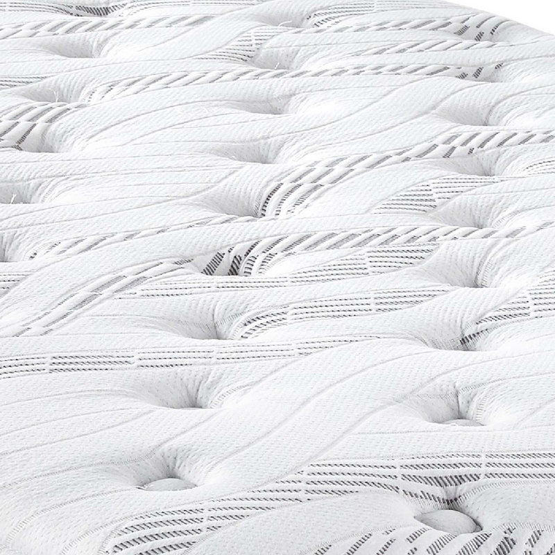 Matelas hybride matelassé 10 po, mi-ferme, Lit simple