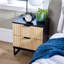 Ramsi 40cm W Manufactured Wood Bedside Table