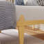 Cadre de lit très grand en bambou naturel de 14 pouces, style moderne de ton chaud, lit plateforme robuste, conception en forme de vague pour empêcher le matelas de glisser, sans grincement et sans vacillement, sans sommier tapissier-836993924