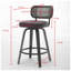 Ensemble de 3 tabourets de bar pivotants l 22,04 po x P 16,93 po x H 35,43 po A&A Furniture