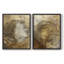 ABSTRACT Series CXC - Impression encadrée de qualité supérieure - prête à être accrochée - aucun clou requis - aucun clou requis-1776430954-1776430955