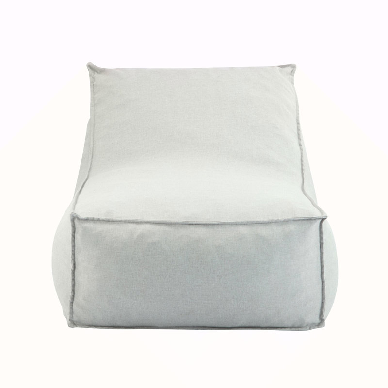 Fauteuil à billes Ramona, H 31,11 po x l 35,11 po x P 48,11 po, Tissu gris