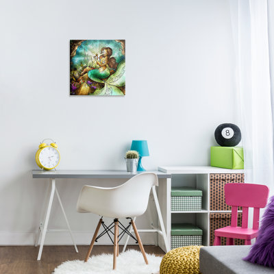 Toile détaillée de la nouvelle sirène, design par Mandie Manzano