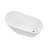 55.3" X 28.3" Freestanding Soaking Bathtub-86772433