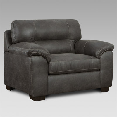 Chaise avec accoudoirs en tissu Tirana, frêne Sequoia