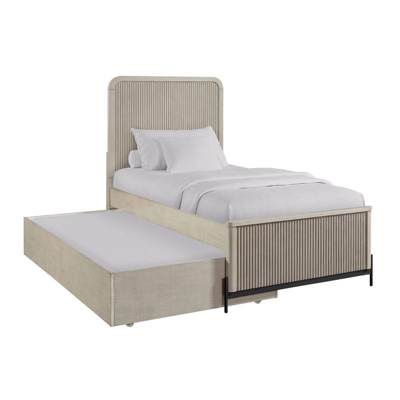 Colten Over Twin Trundle Bed, Taupe