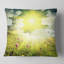 Coussin Schafer Mountains Pasture Under Bright Sunset-494878768-494878781