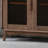 High quality black walnut bookcase