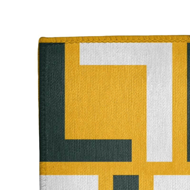Geometric Indoor Rug, Rectangle 4' x 6'