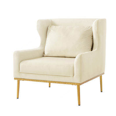 Modern Armchair Accent Chair Reading Chair Single Sofa With Curved Armrests And  Upholstery For Comfort And Style