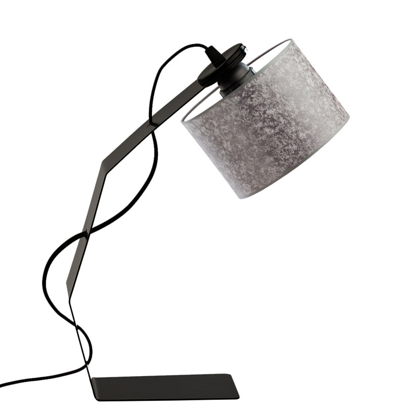 BEDSIDE LAMP HAGA, Grey Melange