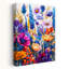 «Vibrant Floral Garden», impression audacieuse, fleur colorée et nature-1901205712