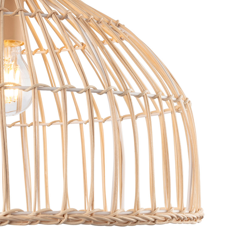 1 - Light Beige Dome Pendant