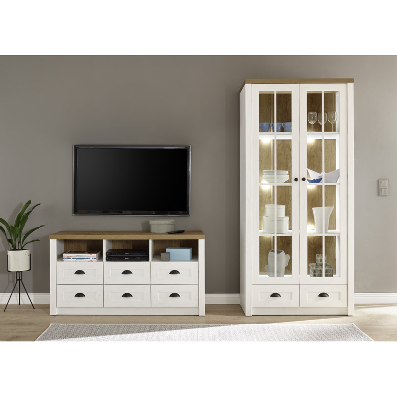 Grimaldo Entertainment Centre for TVs up to 65", 198cm H x 240cm W x 43cm D