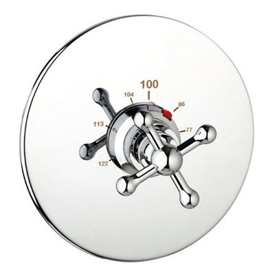 Round Thermostat Complete with Valve
