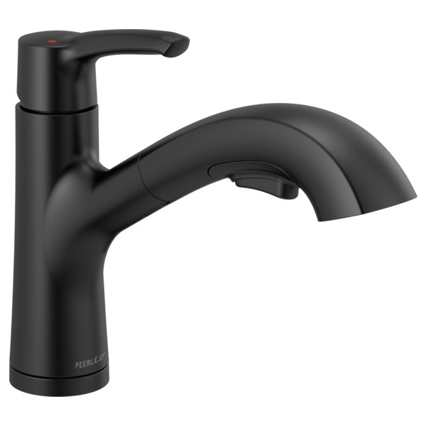 Peerless Parkwood Pull Out Kitchen Faucet, Matte Black