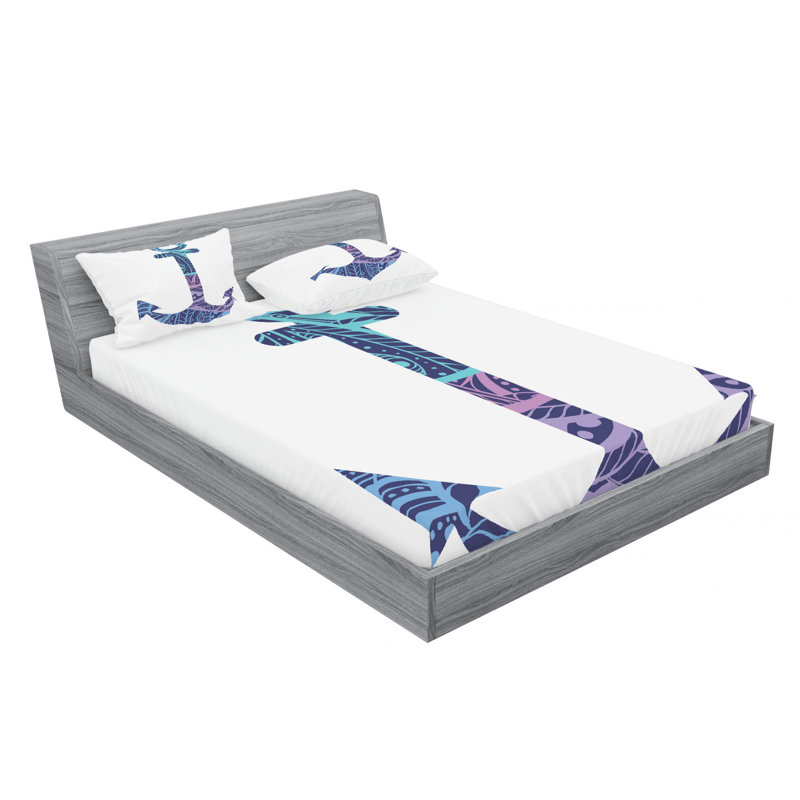 Microfiber Sheet Set, Full Sheet Set with Fitted Sheet