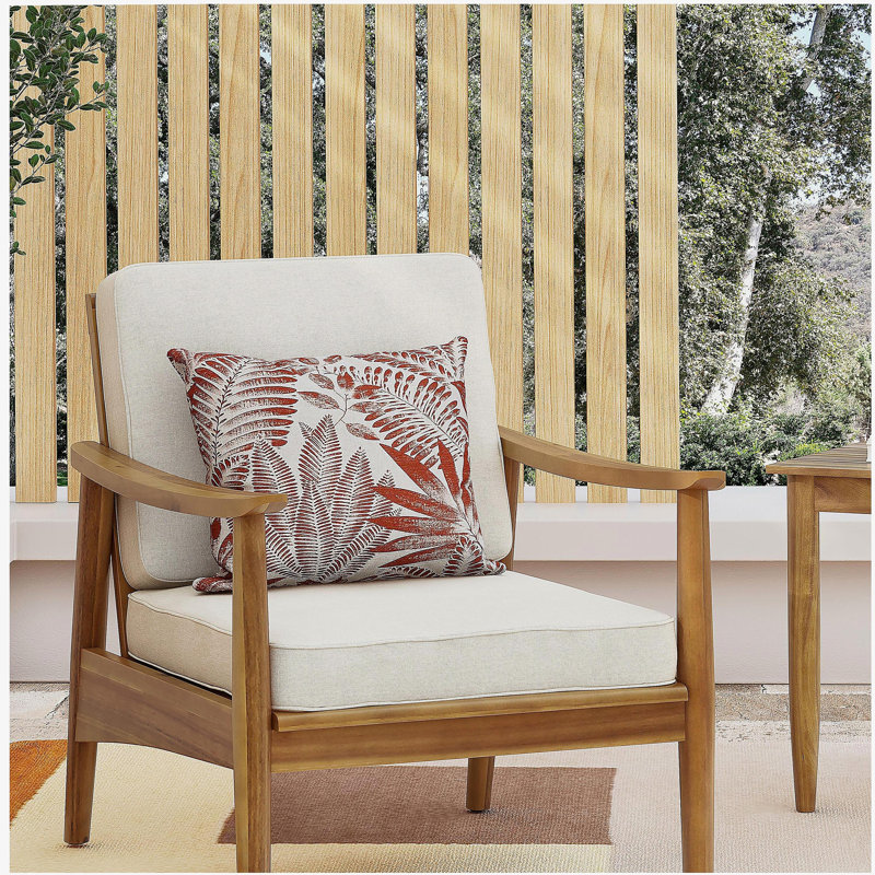 Simple and elegant, simply decorated chair