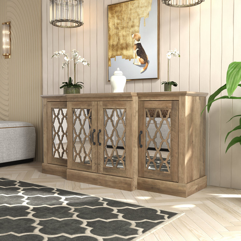Blaire Wide Accent Sideboard, Knotty Oak