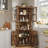  69" Tall Corner Cabinet with Doors, 6-Tier Corner Storage Cabinet with Doors, Space Saver Shelf for Bathroom, Bathroom Floor Cabinet-577476319
