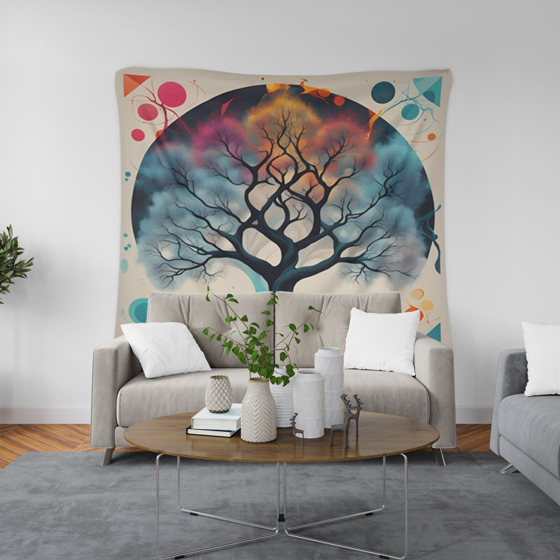 Tapisserie murale, H 88 po x l 104 po x P 1,2 po