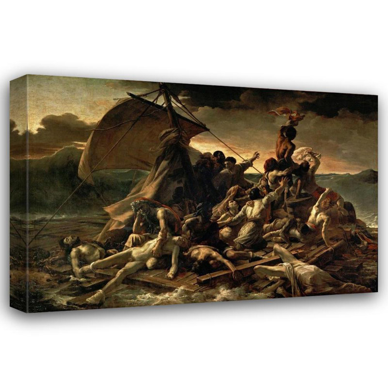 The Raft of the Medusa, 16" H x 24" W