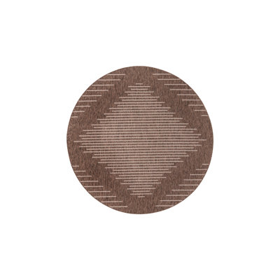 Tapis intérieur / extérieur en polypropylène tissé à la machine Everyn