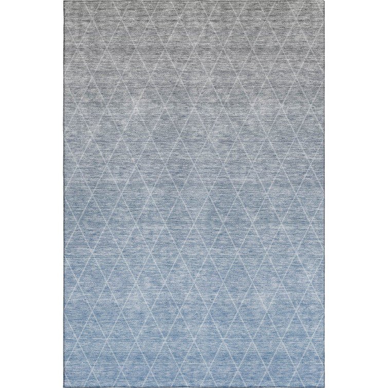 Premium Machine Washable Verrett AMF1175 Geometric Rug