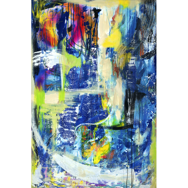Spiritual Graffiti I - Wrapped Canvas Print, 46cm H x 30cm W x 3.8cm D