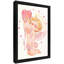 Noir encadré rétro Saint-Valentin - Adorable et charmante impression d'art de Cupidon-1851119911