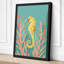 Seahorses in Coral Coastal - Wrapped Canvas-752312626-752312636