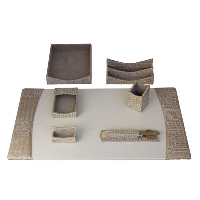 Ensemble d’organisateur de bureau cognac Odonoghue