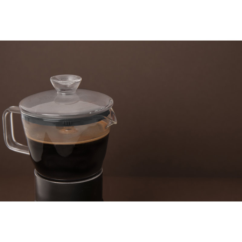 La Cafetière Glass Espresso Maker, Black