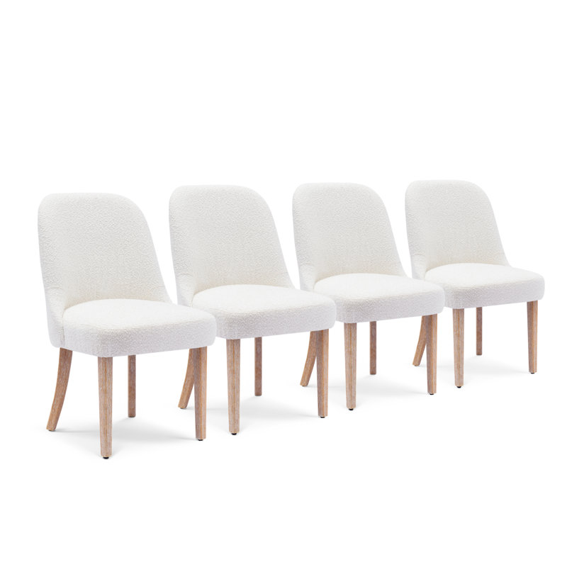 19.5'' H Upholstered Side Chair, White