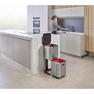 Poubelle de cuisine double Joseph Joseph Totem