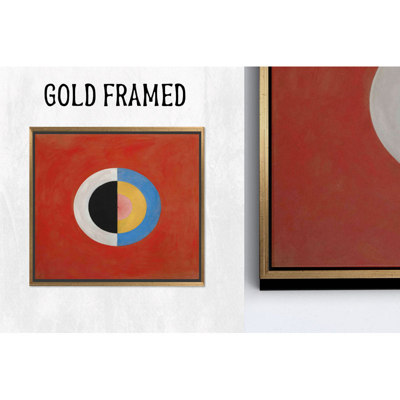 Décoration murale moderniste: impression sur toile de cercle de cygne de Klint, œuvre d'art plate 1P