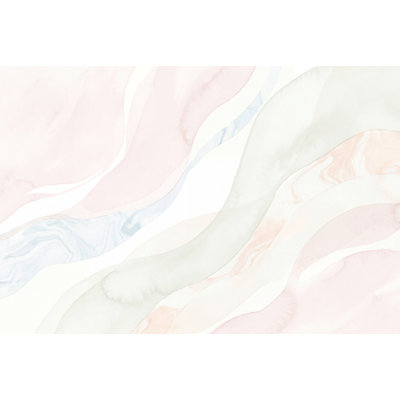 Papier peint abstrait aquarelle abstraite marbré blanc