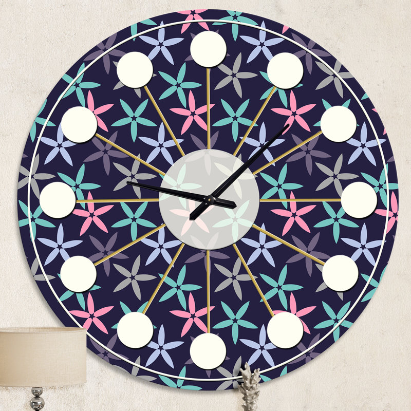 Horloge murale rétro Mid-Century, Moyenne