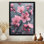  «Fleur de cerisier monochrome dans le vent I - impression d'art mural cerisier en fleurs