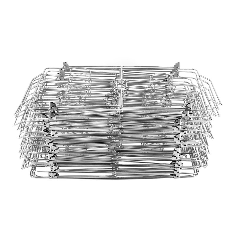 24 plateaux de service de vaisselle empilables 24 pièces