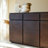 Eva 78.74'' Solid Wood Sideboard