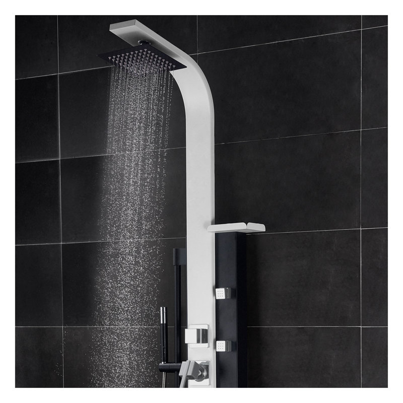 Panneau de douche 59 po avec pomme de douche réglable